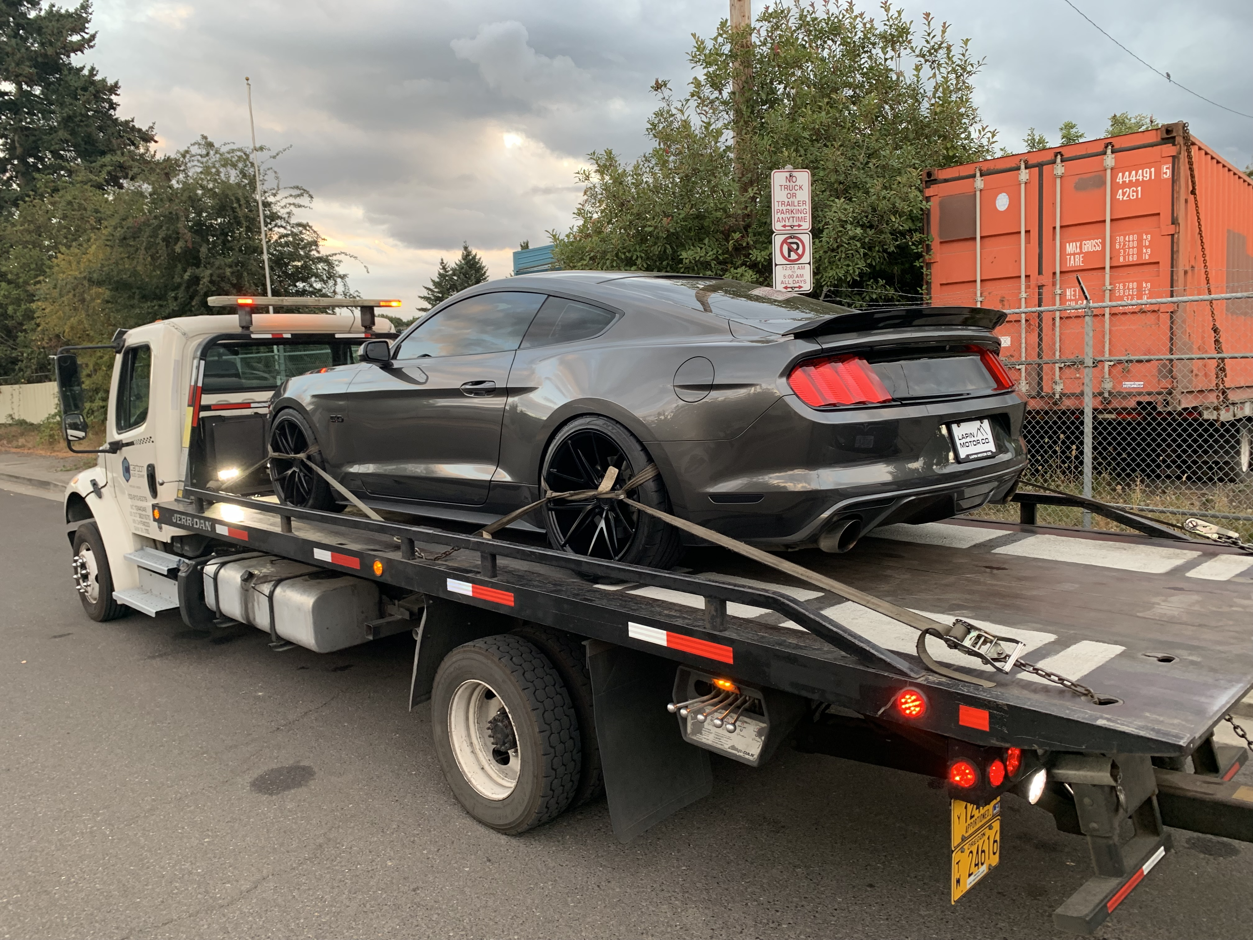 towing with car